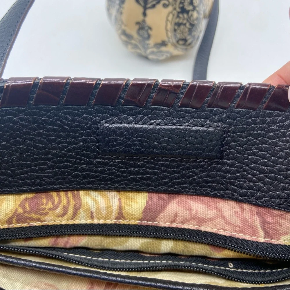 BRIGHTON WOMENS Two Tone Pebbled Shoulder bag‎ PURSE